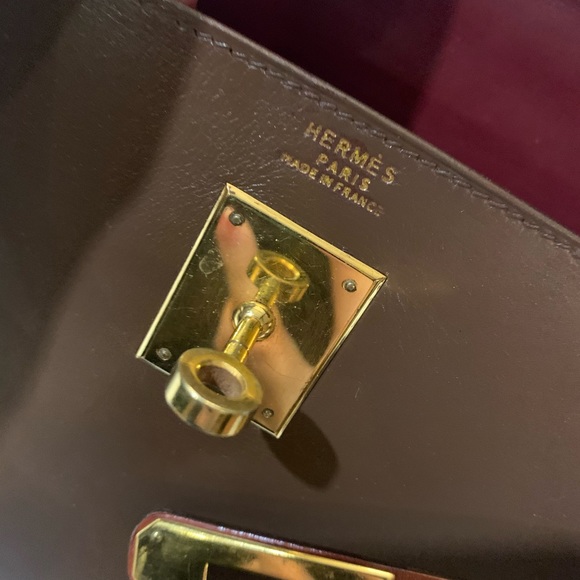 Hermès Kelly 32 Tri-Color; Vintage - Picture 6 of 8